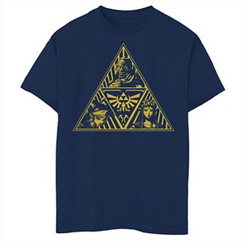 Boys 8-20 Nintendo Zelda Trifecta Group Shot Crest Shield Graphic Tee