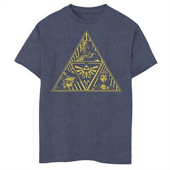 Boys 8-20 Nintendo Zelda Trifecta Group Shot Crest Shield Graphic Tee