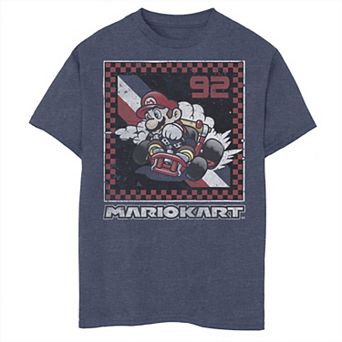 Boys 8-20 Nintendo Mario Kart Get Some Americana Logo Graphic Tee