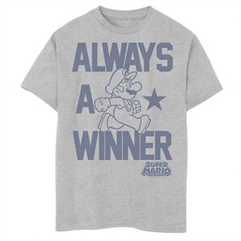 Boys 6-20 Super Mario Always A Winner Graphic Tee