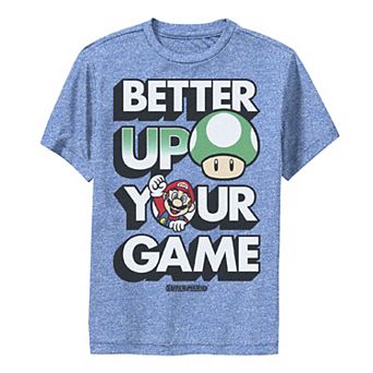 Boys 8-20 Super Mario Better Up Your Game Graphic Tee
