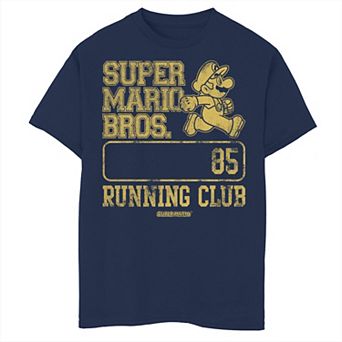 Boys 8-20 Super Mario Bros. Running Club '85 Graphic Tee