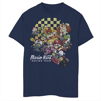 Boys 6-20 Nintendo Checkered Kartin' Graphic Tee