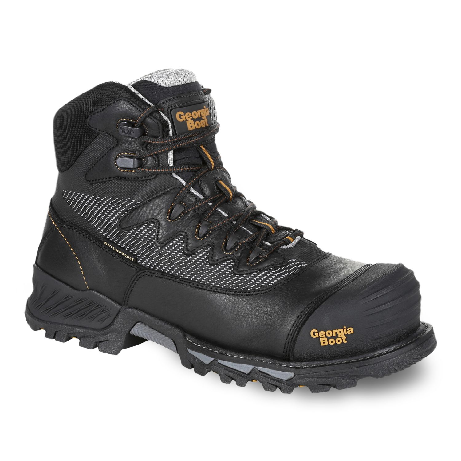 Мужские ботинки Georgia Boots Rumbler Waterproof Composite Toe Ankle High Leather Work