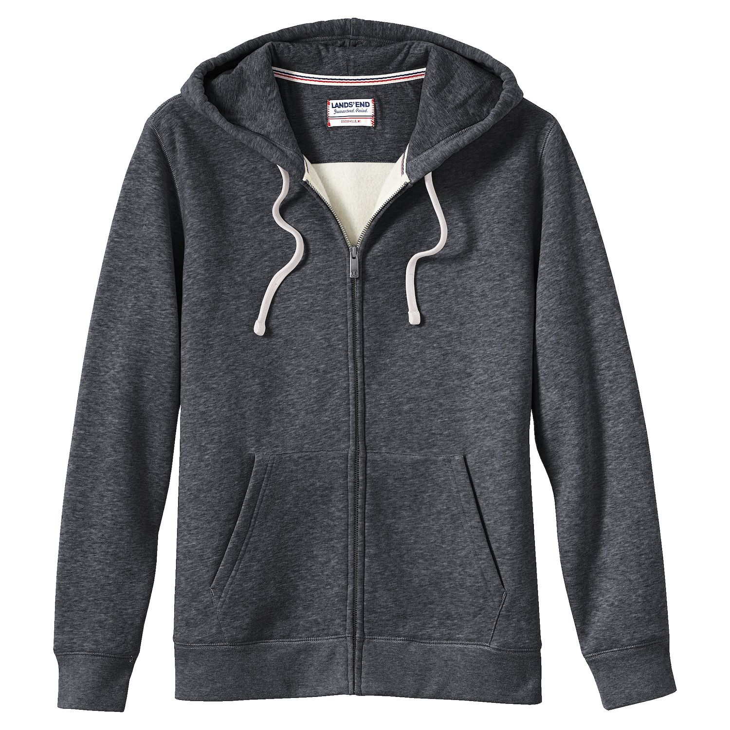 lands end zip up hoodie