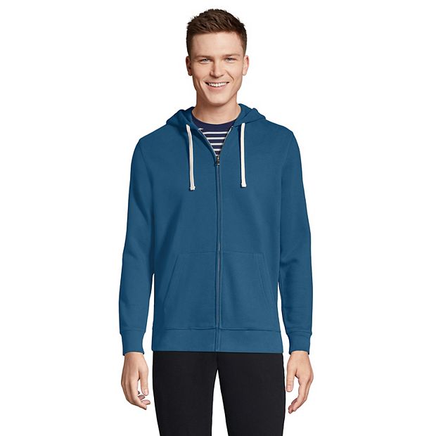 Men s Lands End Serious Sweats Full Zip Hoodie