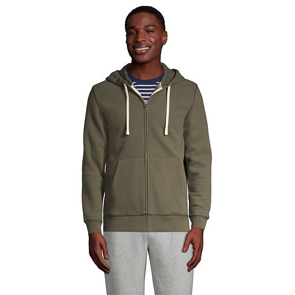 Big & Tall Lands' End Serious Sweats Full-Zip Hoodie