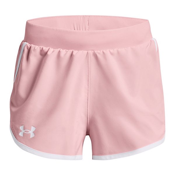 Girls 7-16 Under Armour Fly By Shorts - Pink (X LARGE)