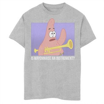 Boys 8-20 SpongeBob SquarePants Patrick Is Mayonnaise An Instrument Graphic Tee