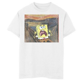 Boys 8-20 SpongeBob SquarePants Scream Painting Graphic Tee