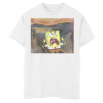 Boys 8-20 SpongeBob SquarePants Scream Painting Graphic Tee