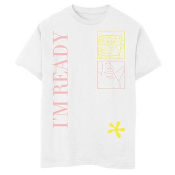 Boys 8-20 SpongeBob SquarePants Patrick I'm Ready Boxes Graphic Tee