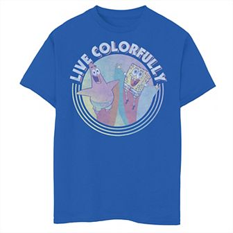 Boys 8-20 SpongeBob SquarePants Live Colorfully Graphic Tee