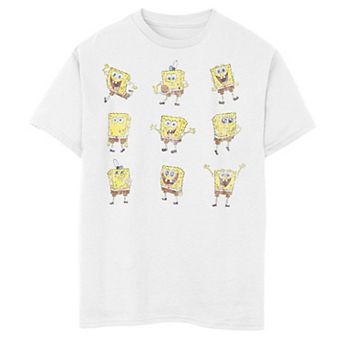 Boys 8-20 SpongeBob SquarePants Poses Grid Graphic Tee