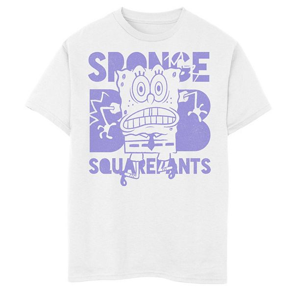 Boys 8-20 SpongeBob SquarePants Purple Hue Portrait Graphic Tee
