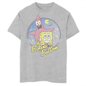 Boys 8-20 SpongeBob SquarePants And Patrick Bikini Bottom Portrait Graphic Tee