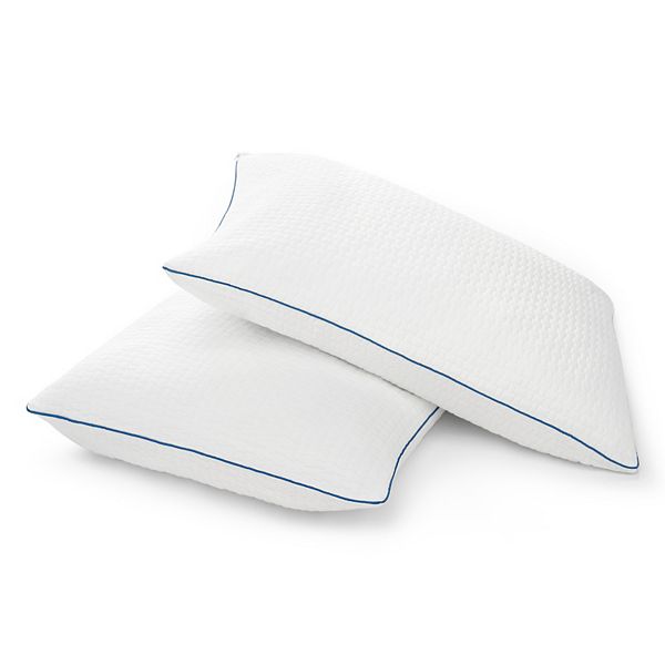 Sleep Innovations 2-in-1 Ventilated Memory Foam & Fiber Fill Pillow with... 