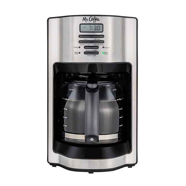 Mr. Coffee®12-Cup Programmable Coffeemaker with Rapid Brew System