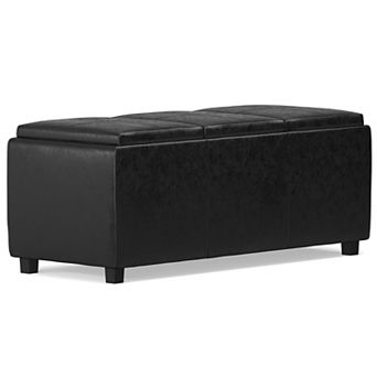 Simpli Home Avalon Storage Ottoman