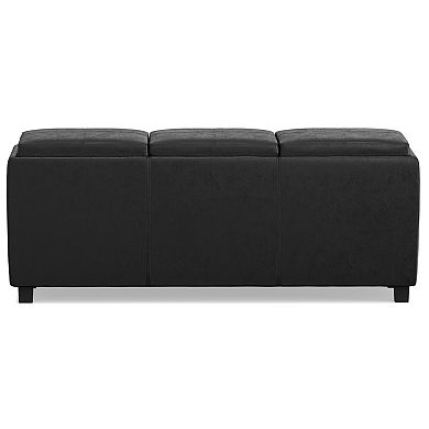 Simpli Home Avalon Storage Ottoman