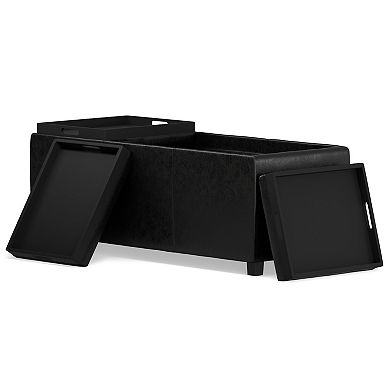 Simpli Home Avalon Storage Ottoman