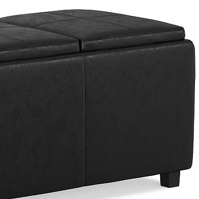 Simpli Home Avalon Storage Ottoman