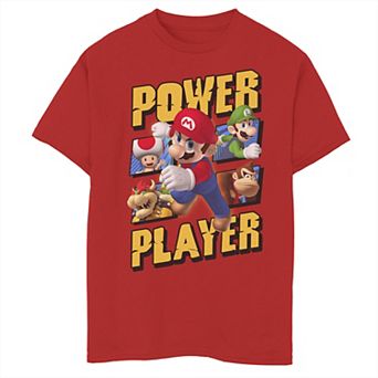 Boys 8-20 Super Mario Group Shot Power Player Graphic Tee