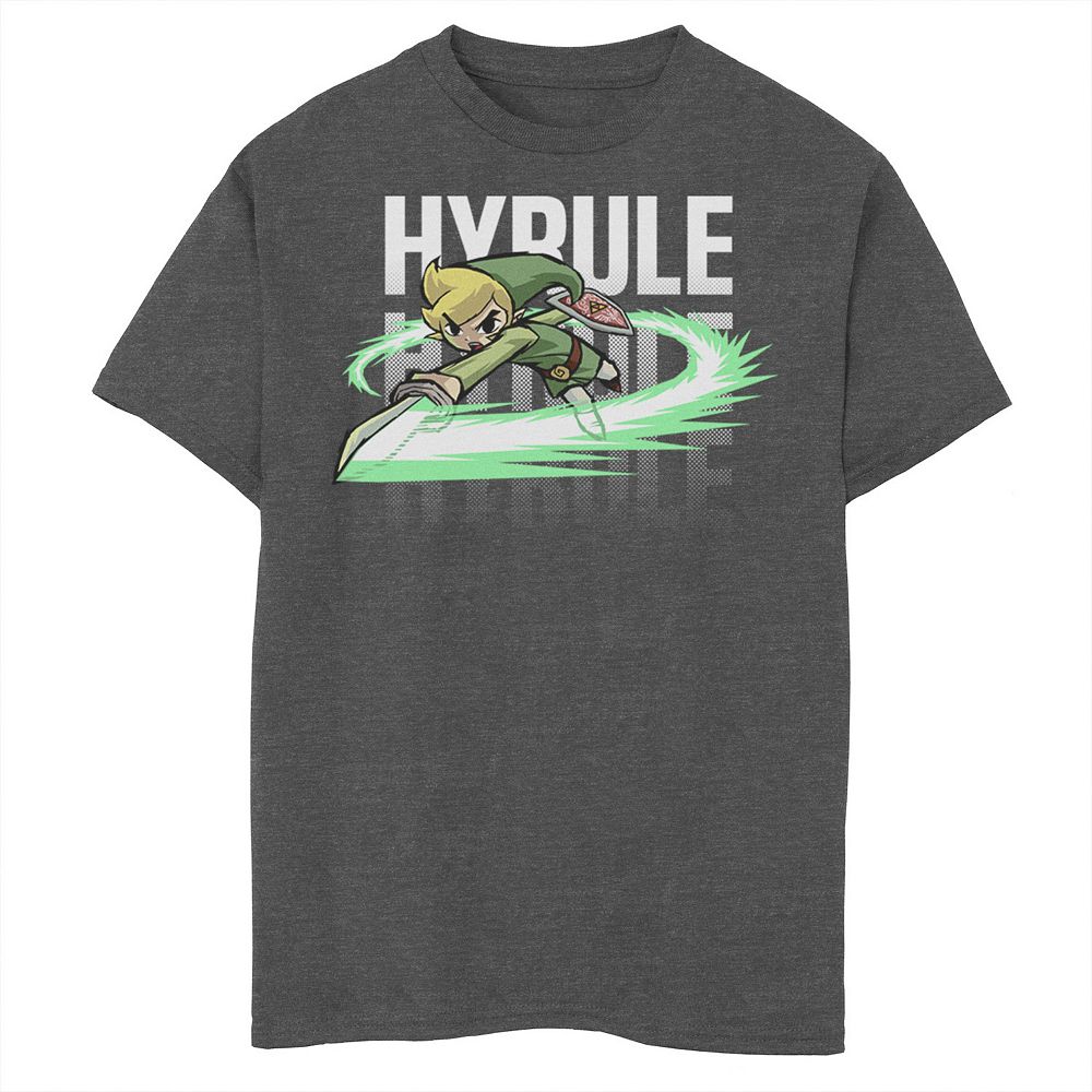 Boys 6-20 Nintendo Legend Of Zelda Link Hyrule Slash Graphic Tee