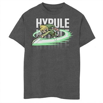 Boys 6-20 Nintendo Legend Of Zelda Link Hyrule Slash Graphic Tee