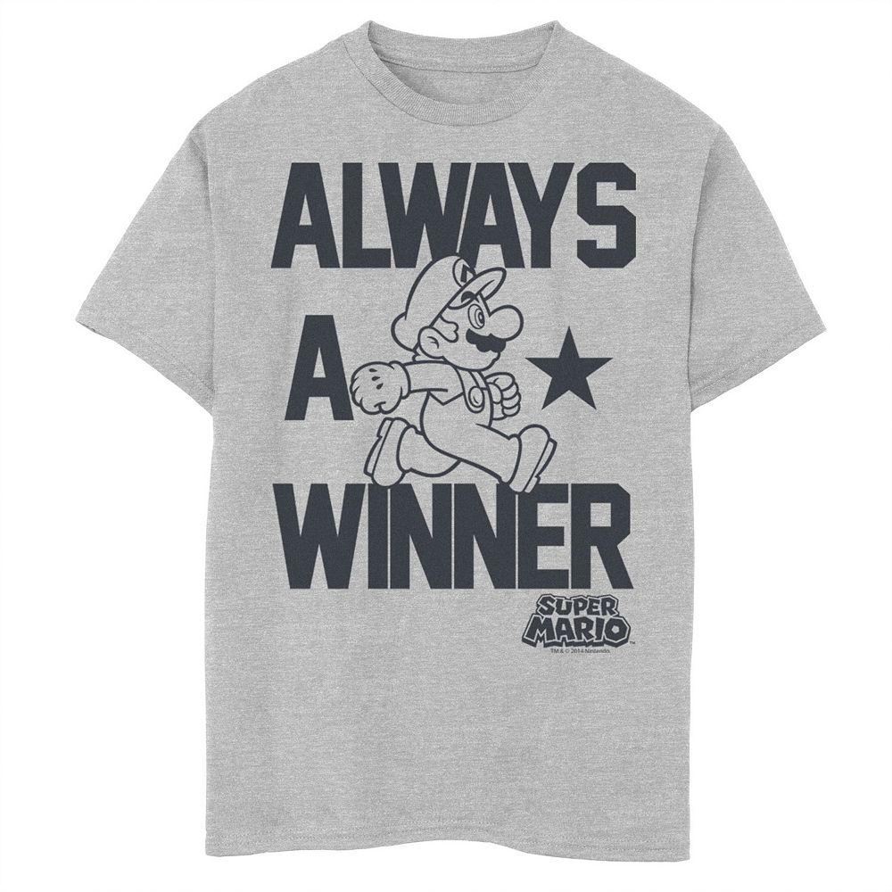 Boys 6-20 Super Mario Always A Winner Graphic Tee