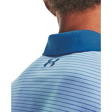 Big & Tall Under Armour Classic-Fit Striped Performance Polo