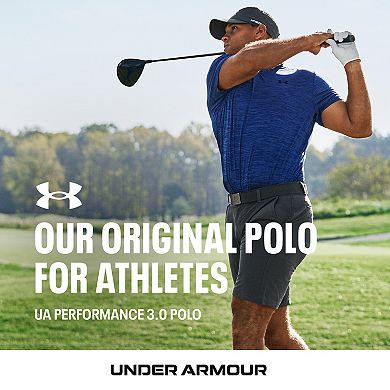 Big & Tall Under Armour Classic-Fit Striped Performance Polo