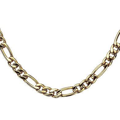 Men's Stainless Steel 6 mm Figaro Chain Necklace