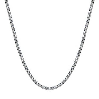 DANTE Men's Stainless Steel 5 mm Box Chain Necklace