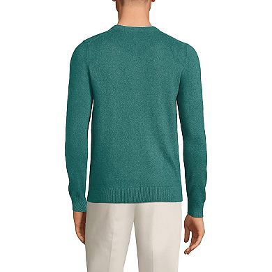 Men's Lands' End Fine-Gauge Cashmere V-neck Sweater