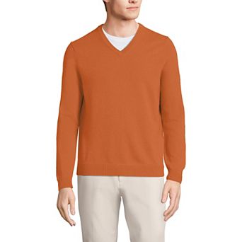Men's Lands' End Fine-Gauge Cashmere V-neck Sweater