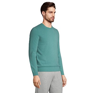 Men's Lands' End Fine-Gauge Cashmere Crewneck Sweater