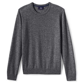 Men's Lands' End Fine-Gauge Cashmere Crewneck Sweater