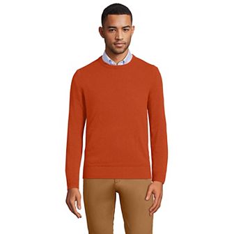 Men's Lands' End Fine-Gauge Cashmere Crewneck Sweater