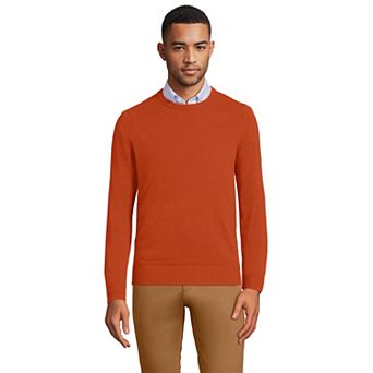 Men's Lands' End Fine-Gauge Cashmere Crewneck Sweater