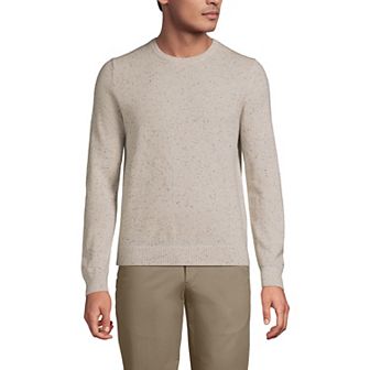 Men's Lands' End Fine-Gauge Cashmere Crewneck Sweater