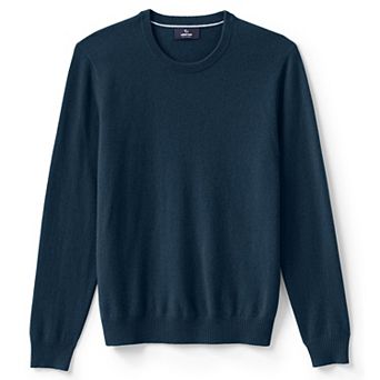 Men's Lands' End Fine-Gauge Cashmere Crewneck Sweater