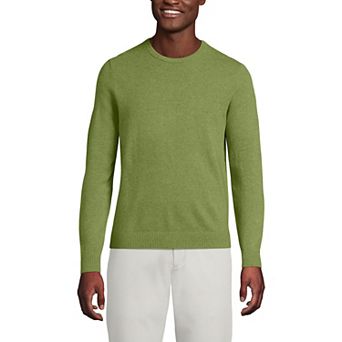 Men's Lands' End Fine-Gauge Cashmere Crewneck Sweater