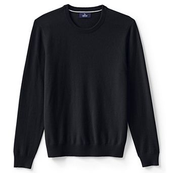 Big & Tall Lands' End Fine Gauge Cashmere Crewneck Sweater