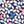 Navy Petal Floral