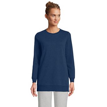 Petite Lands' End Serious Sweats Crewneck Sweatshirt Tunic
