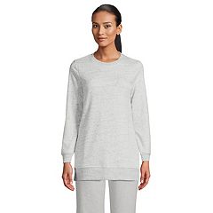 Lands' End Gray Athletic Hoodies for Women