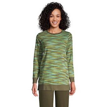 Petite Lands' End Serious Sweats Crewneck Sweatshirt Tunic