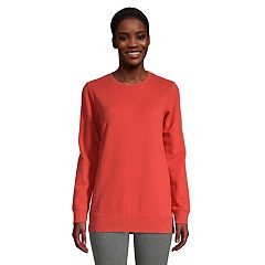 Petite Lands' End Serious Sweats Long Sleeve Button Hoodie