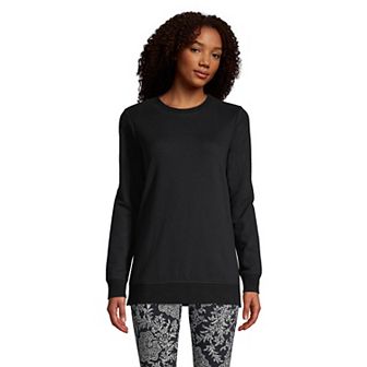 Women's Lands' End Serious Sweats Crewneck Sweatshirt Tunic